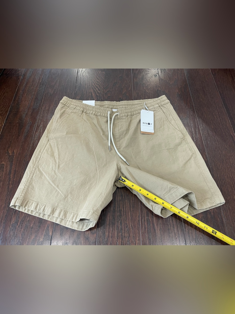 NN07 No Nationality Gregor Short 7" Inseam Men Beige Shorts XL NEW
